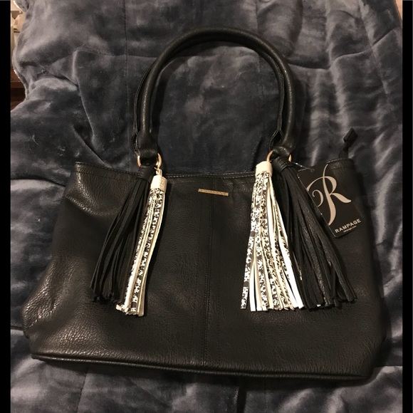 rampage black purse